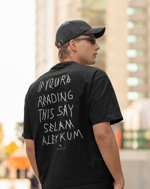If youre reading this say selam aleykum backprint
