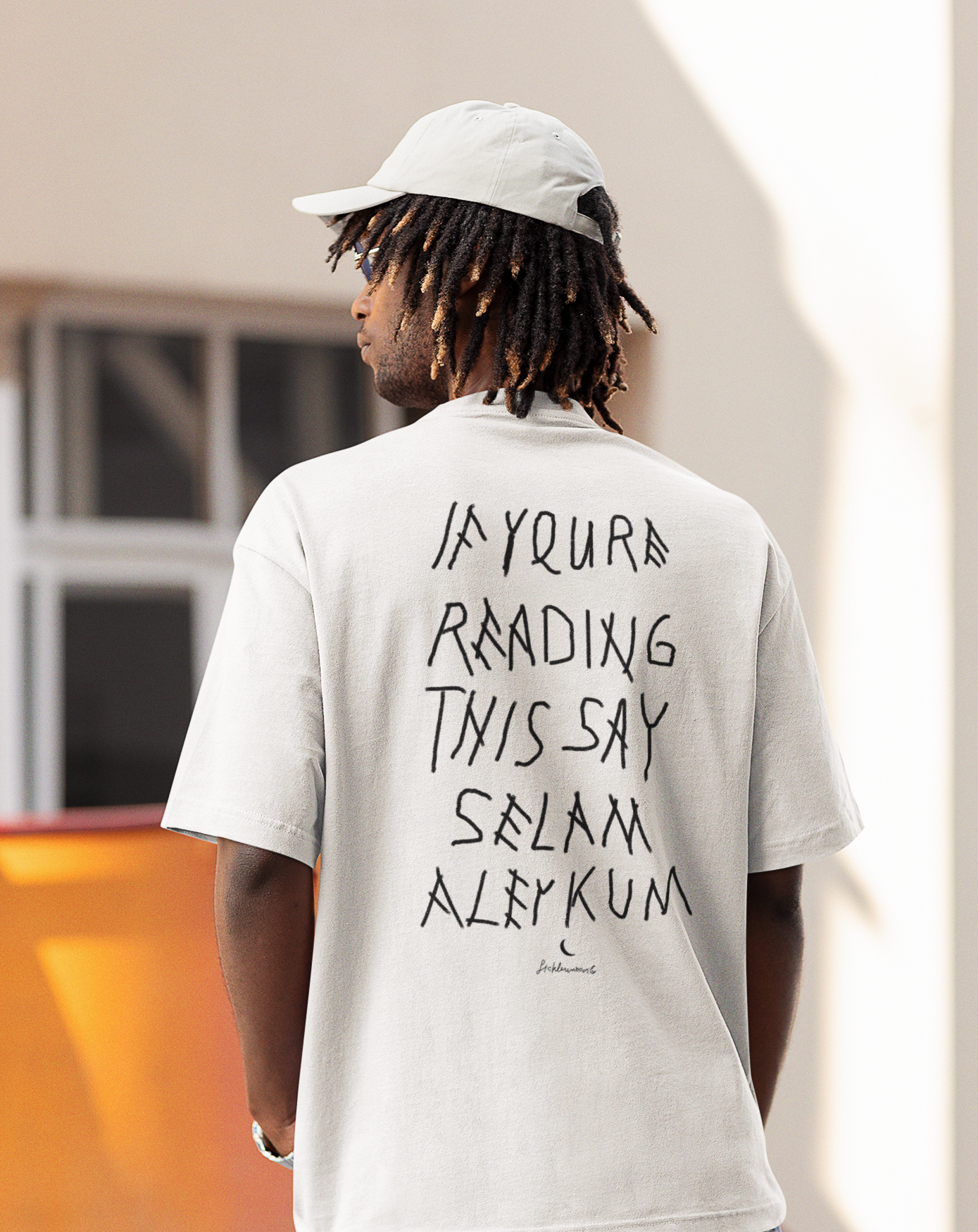 If youre reading this say selam aleykum backprint